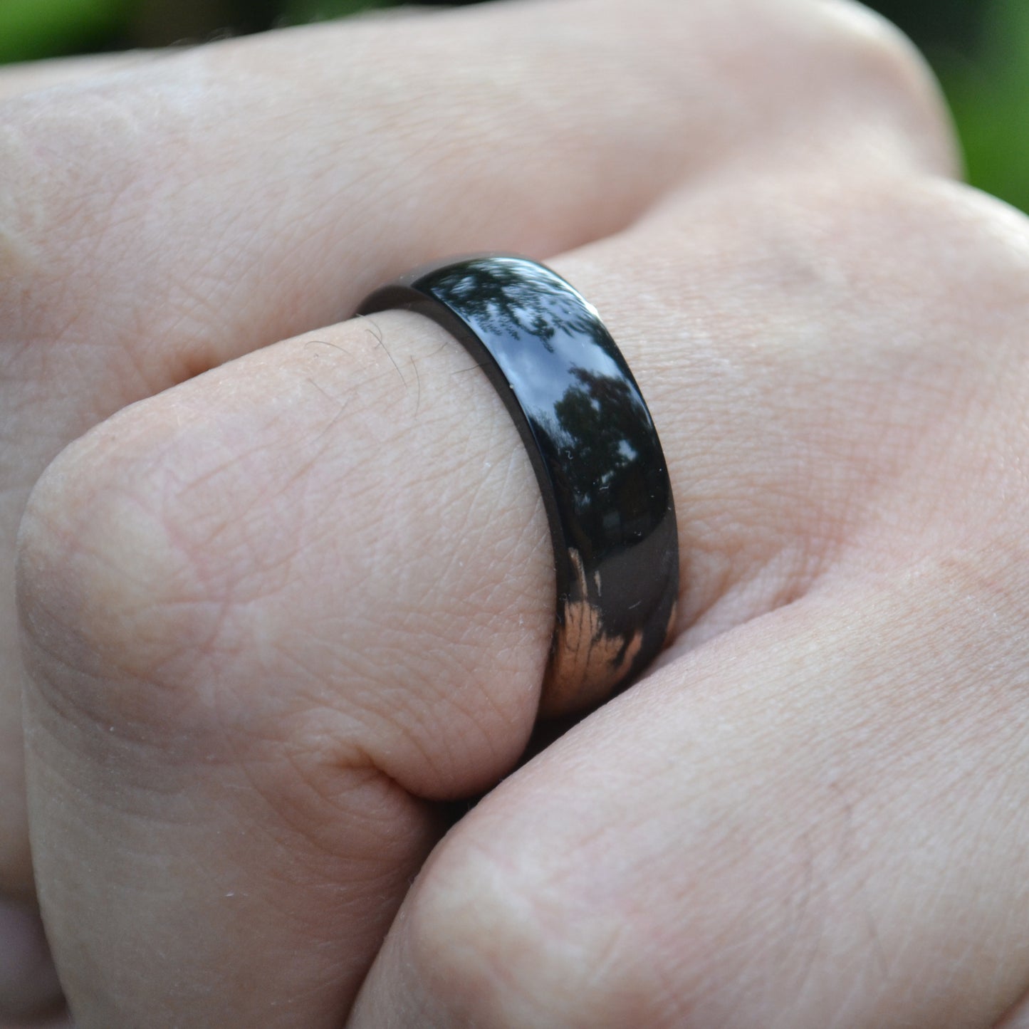 Anillo Roble Negro / Black oak ring