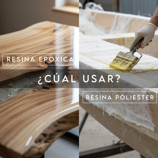 Resina EPÓXICA o resina POLIESTER