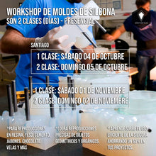 CURSO DE MOLDES DE SILICONA - PERSENCIAL OCTUBRE / NOVIEMBRE